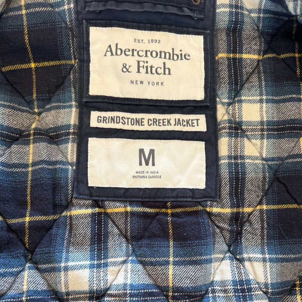 Abercrombie Hood Grindstone Creek Jacket Full Zip up Size M